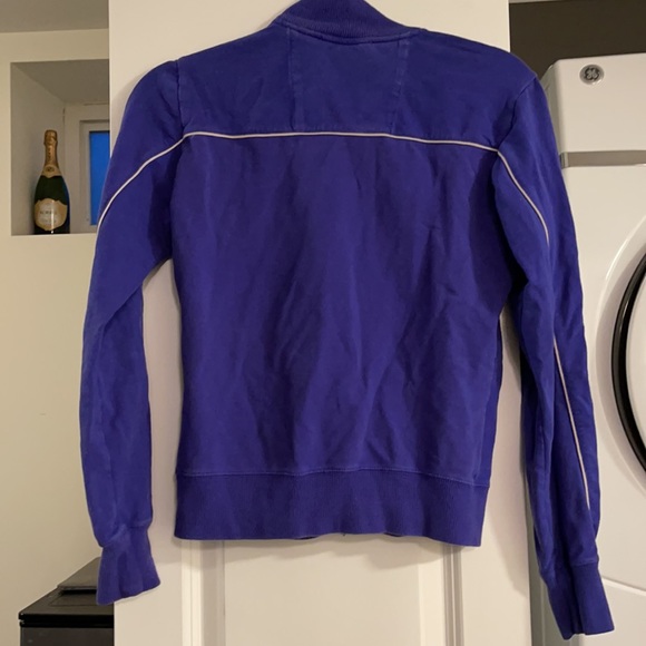 Nike purple logo medium zip up sweat jacket - Picture 3 of 3